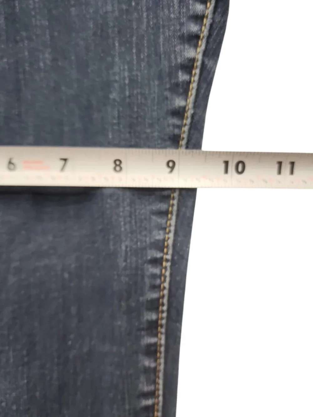 Y2K Bootcut Flare Jeans Denizen From Levis Dark Wash Size 16 w33 l34 - Picture 11 of 14